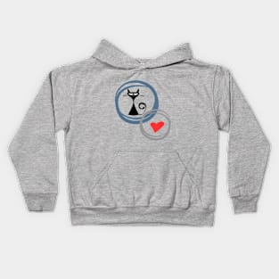 Love CAT, Cat lover, pet lover, My cat Kids Hoodie